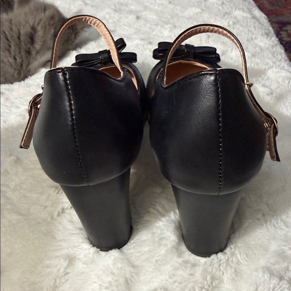 NOT FOR SALE!!! Mary Jane Lolita heels Italian leather - Picture 4 of 7